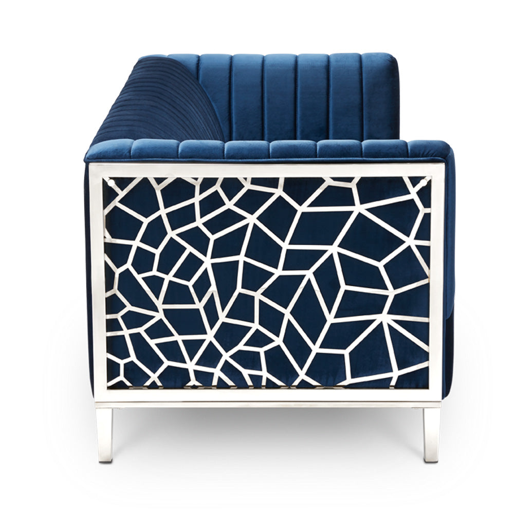 Conrad Sofa: Blue Velvet