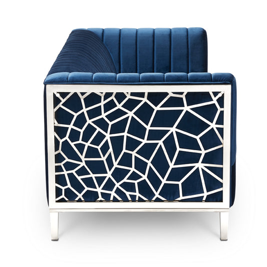 Conrad Sofa: Blue Velvet