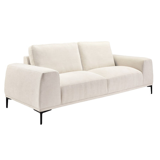 Middleton Sofa: Beige linen