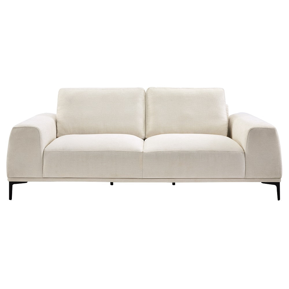 Middleton Sofa: Beige linen